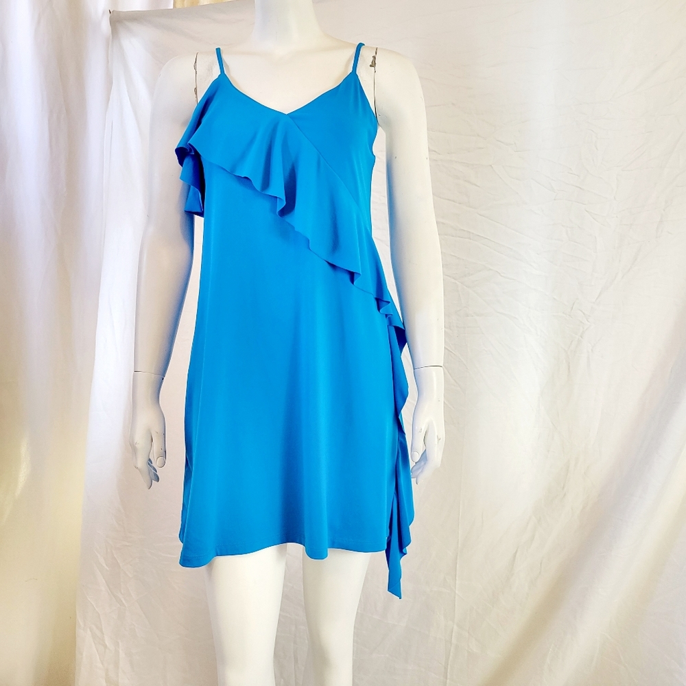 Susana Monaco- bright blue dress- size medium